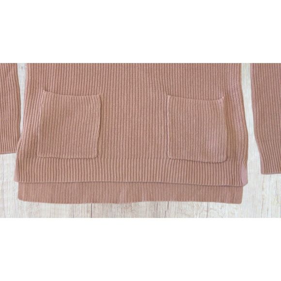 Madewell Ribbed Dropped Shoulder Sweater Wisteria, Sz XS - Picture 8 of 11